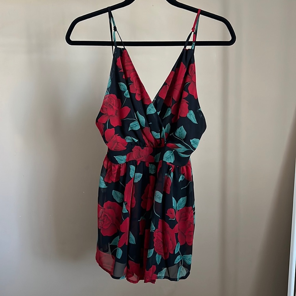 Red Rose Romper